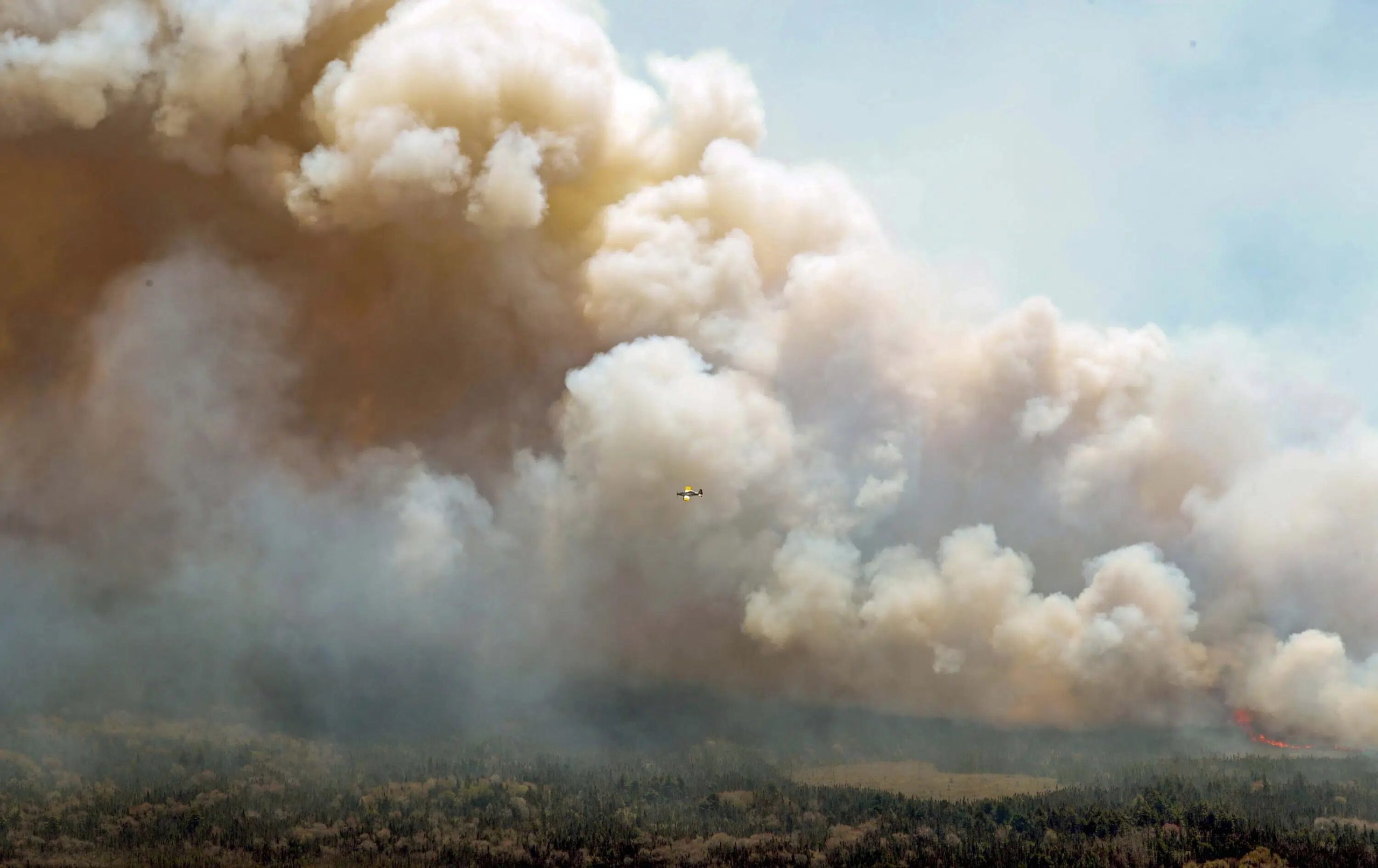 Concentraciones de humo no representan riesgo para la salud humana.